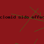 clomid side effect
